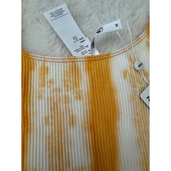 Women's Sexy Cupshe Cali Rib Orange Tie‎ Dye Body Suit Size Medium - Picture 5 of 9